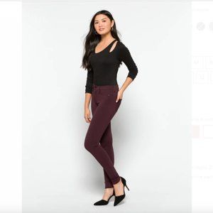 Liverpool Jacqueline Skinny Pants in Maroon